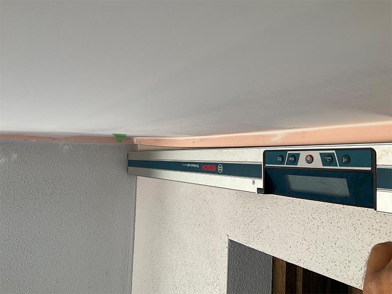 uneven roof upon inspection